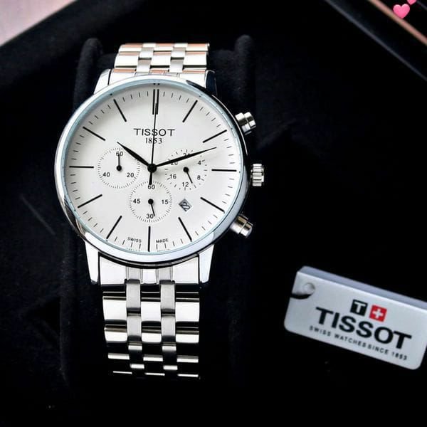 Tissot Classic Chronograph Silver Watch