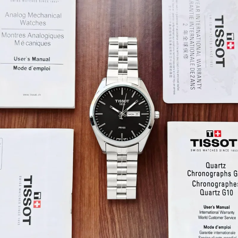 Tissot Classic PR100 Day Date Watch
