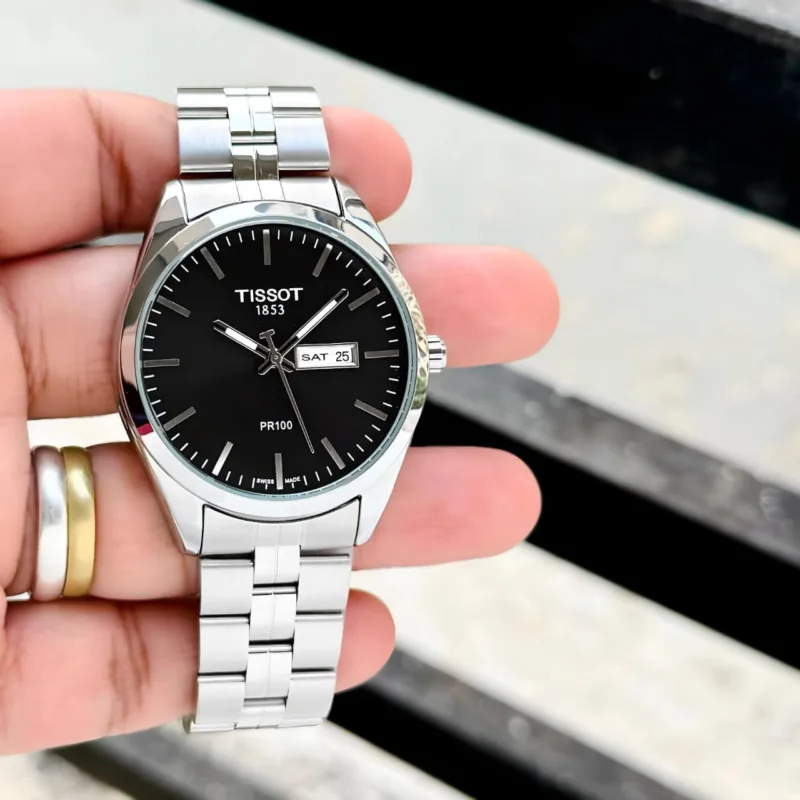 Tissot Classic PR100 Day Date Watch