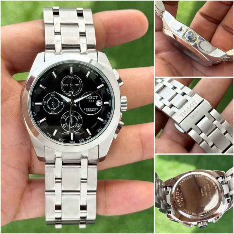 TISSOT Couturier 1853 Silver Black