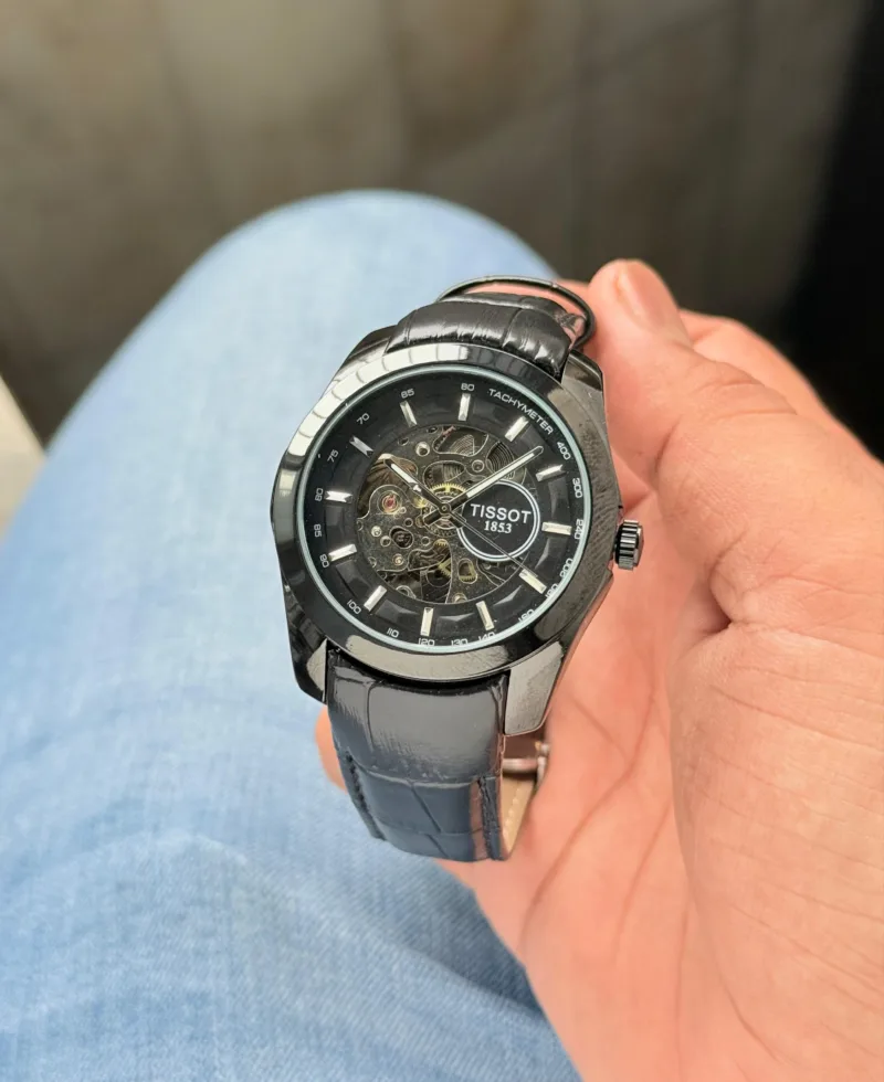 Tissot Couturier Skeleton Black Watch