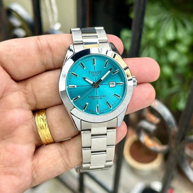 Tissot Gentleman Powermatic 80 Sky Blue Quartz
