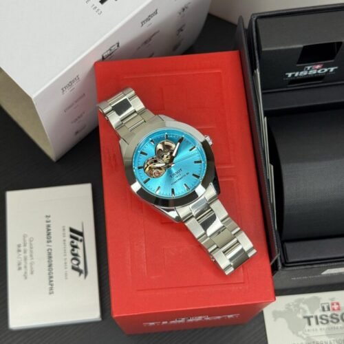 Tissot Powermatic 80 Open Heart Sky Blue