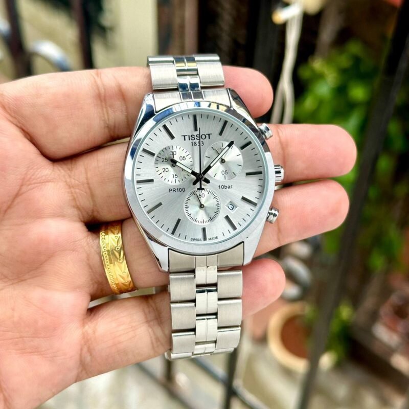 Tissot PR100 Chronograph Silver Watch Tissot PR100 Chronograph Silver Watch