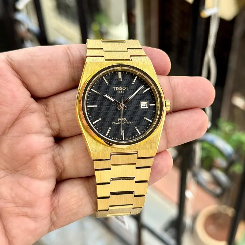 Tissot PRX Powermatic Gold Quartz