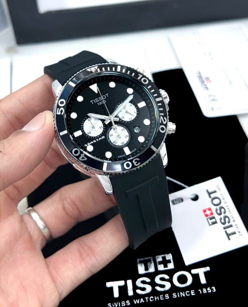 Tissot Seastar Chronograph Black Watch
