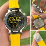 Tissot T-Race 1853 Black Yellow Strap
