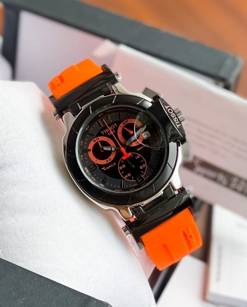Tissot T-Race Black Orange Strap