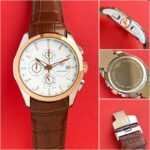 Tissot White Dial Brown Leather Strap Watch