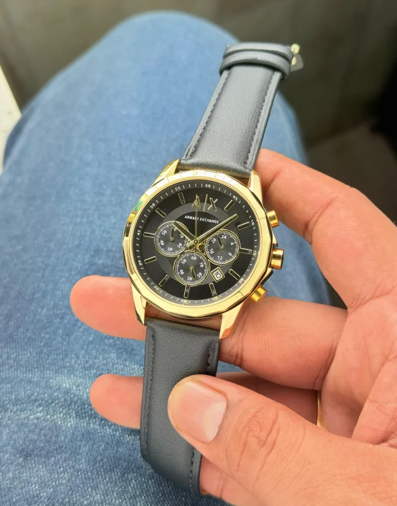 Armani Exchange AX7133 Chronograph Black Gold Dial