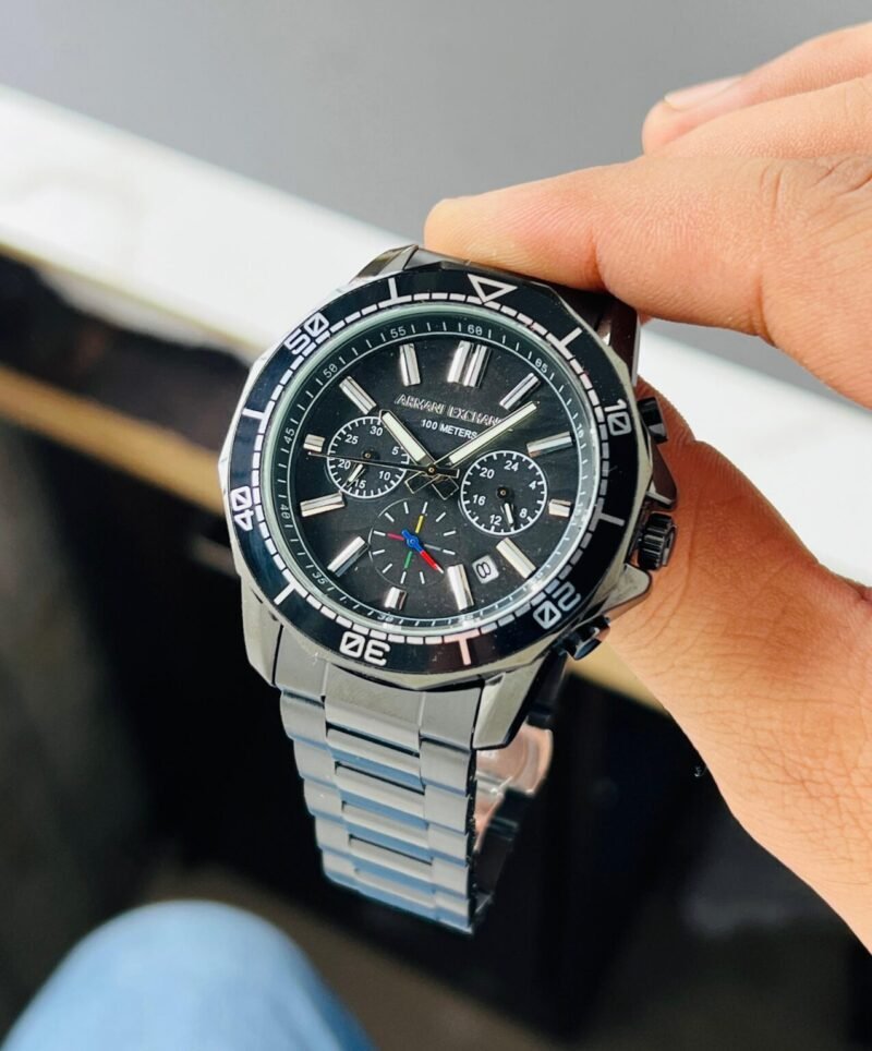 Armani Exchange Spencer Chrono Black Dial 44mm Armani Exchange Spencer Chrono Black Dial 44mm