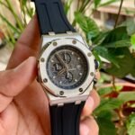 Audemars Piguet Chronograph Silver Bezel Case Quartz