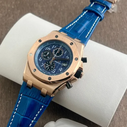 Audemars Piguet Royal Oak Chronograph Blue Chroco Strap