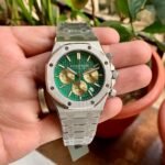 Audemars Piguet Royal Oak Offshore Silver-Green Quartz Watch