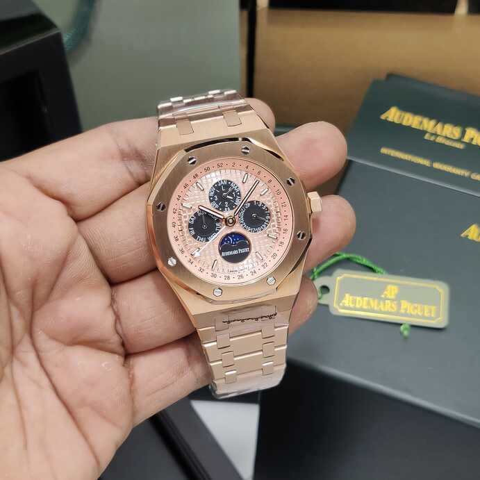 Audemars Piguet Royal Oak Perpetual Calendar Rose Gold Watch