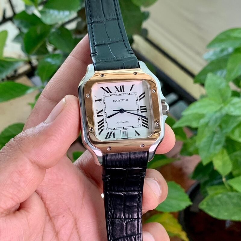 Cartier Dumont Rosegold Black Automatic