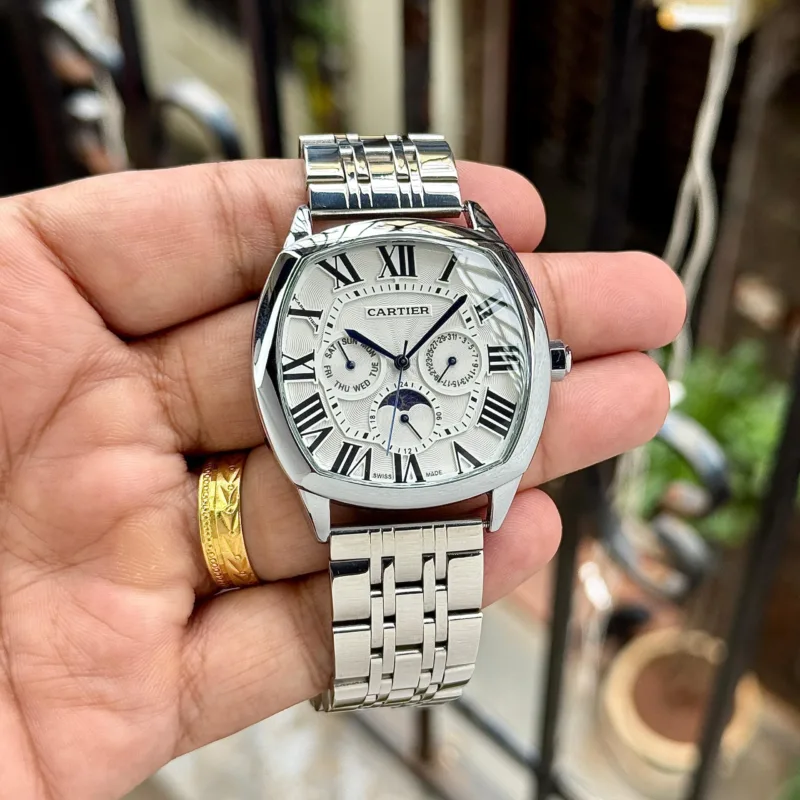 Cartier Santos De Full White