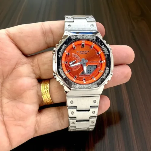 Casio G-Shock Octagonal Stainless Steel Watch