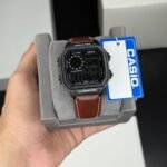 Casio Illuminator Square Black Dial