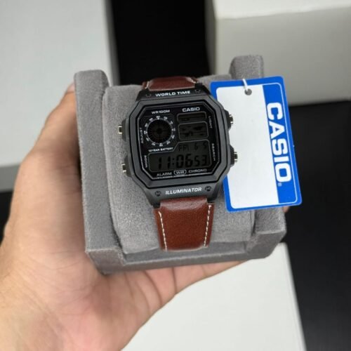 Casio Illuminator Square Black Dial