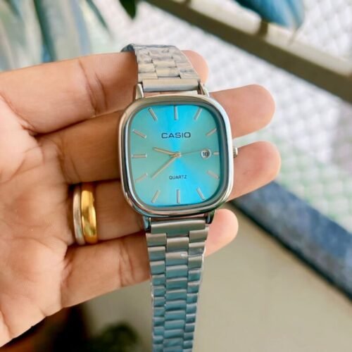 Casio Vintage Full Silver Ice Blue