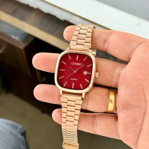 Casio Vintage Red Dial 38mm