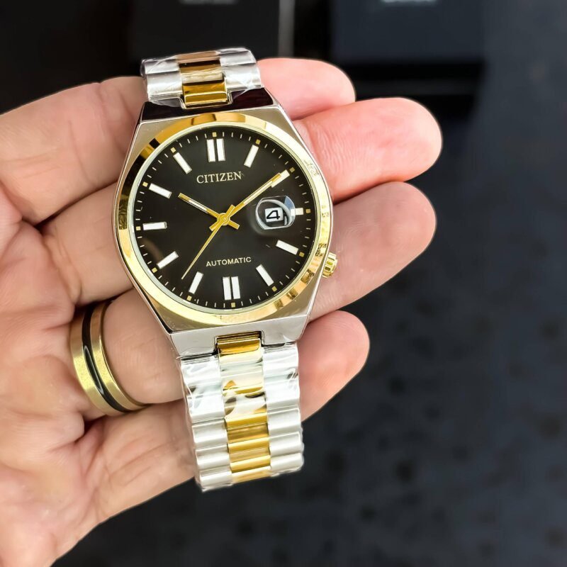 Citizen Tsuyosa NJ015 Two Tone Analog Black Dial Citizen Tsuyosa NJ015 Two Tone Analog Black Dial