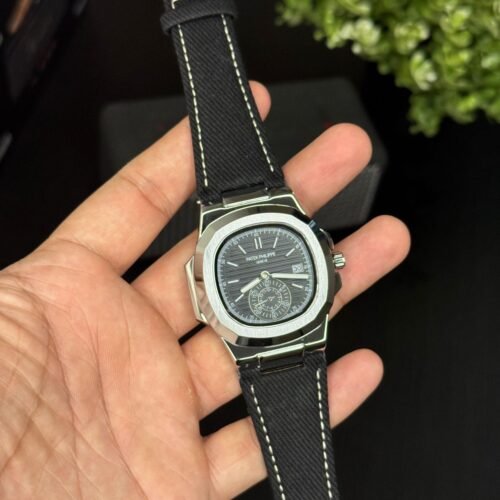 Patek Philippe Quartz with Denim Strap Watch