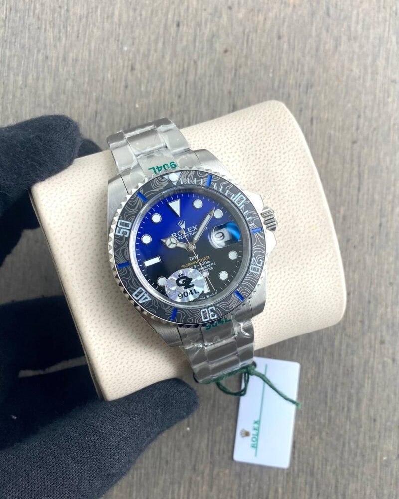 Rolex Submarine Silver Blue DIW Limited Edition Semi ETA