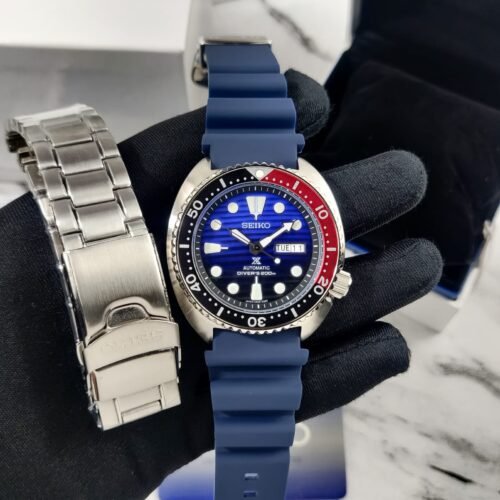 Seiko Pepsi Turtle Blue Dial Watch