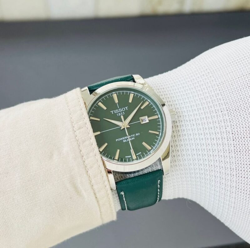 Tissot Powermatic 80 Silicum Green Watch Tissot Powermatic 80 Silicum Green Watch