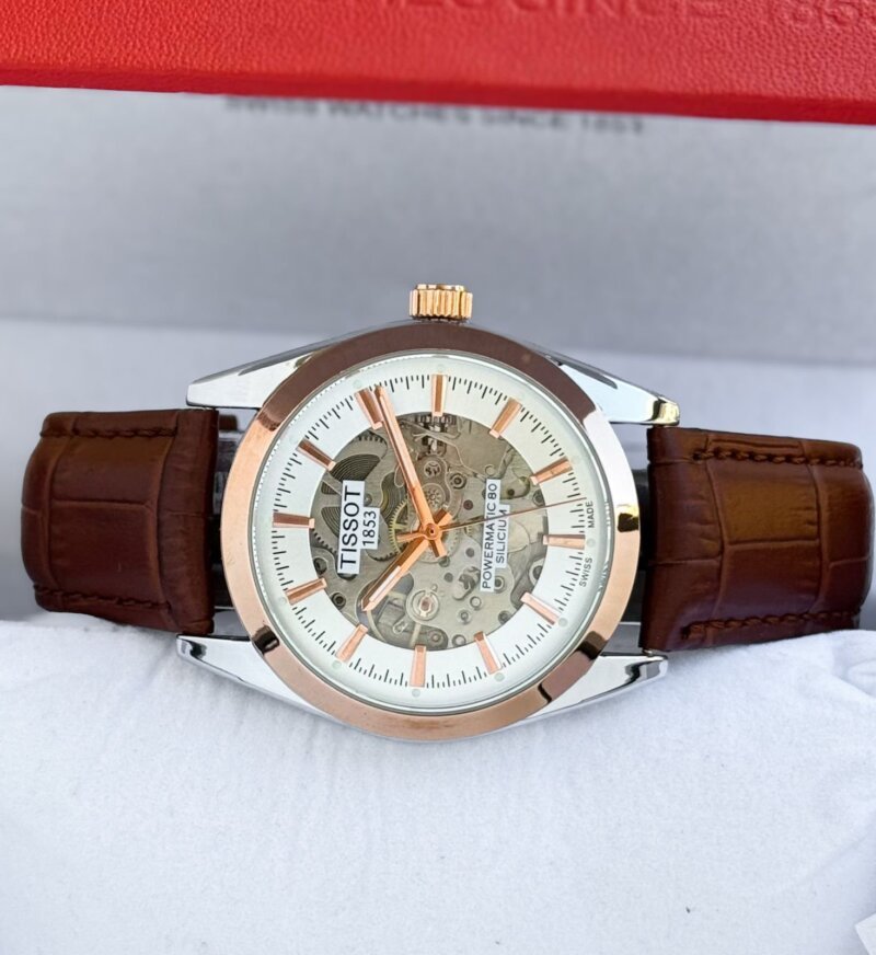 Tissot Powermatic Silicum Skeleton White Dial