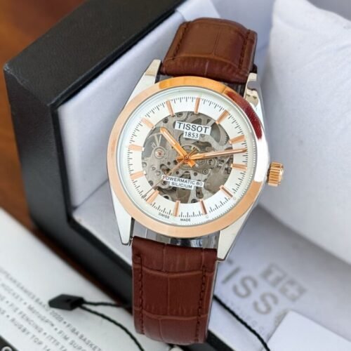 Tissot Powermatic Silicum Skeleton White Dial