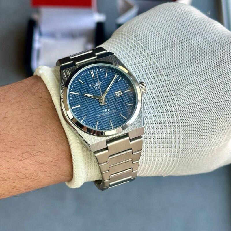 Tissot PRX Silver Blue Quartz