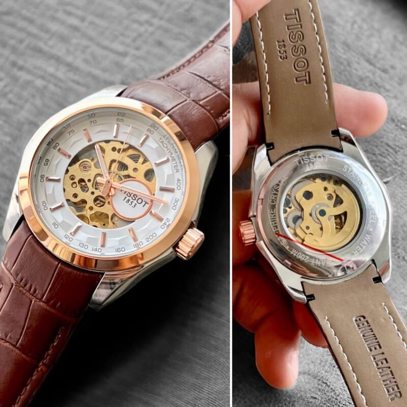 Tissot Skeleton Automatic White Dial Tissot Skeleton Automatic White Dial