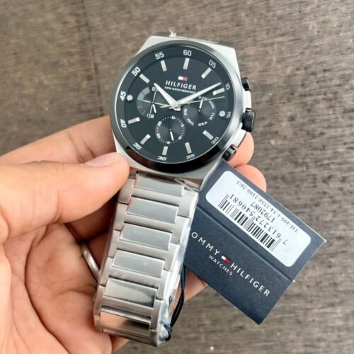 Tommy Hilfiger Dexter Chronograph Silver Black Dial