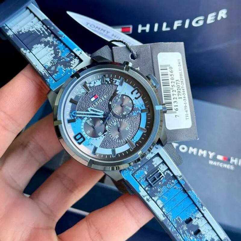 Tommy Hilfiger Wild 1792073 Blue Dial Chronograph